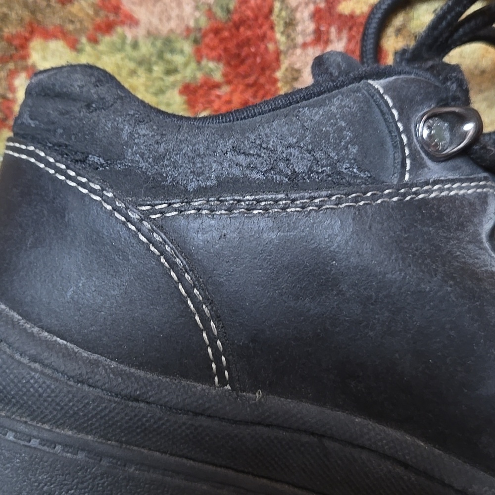 90s SKECHERS JAMMERS Chunky Black Platform Lace-Up Sneakers - Picture 6 of 8